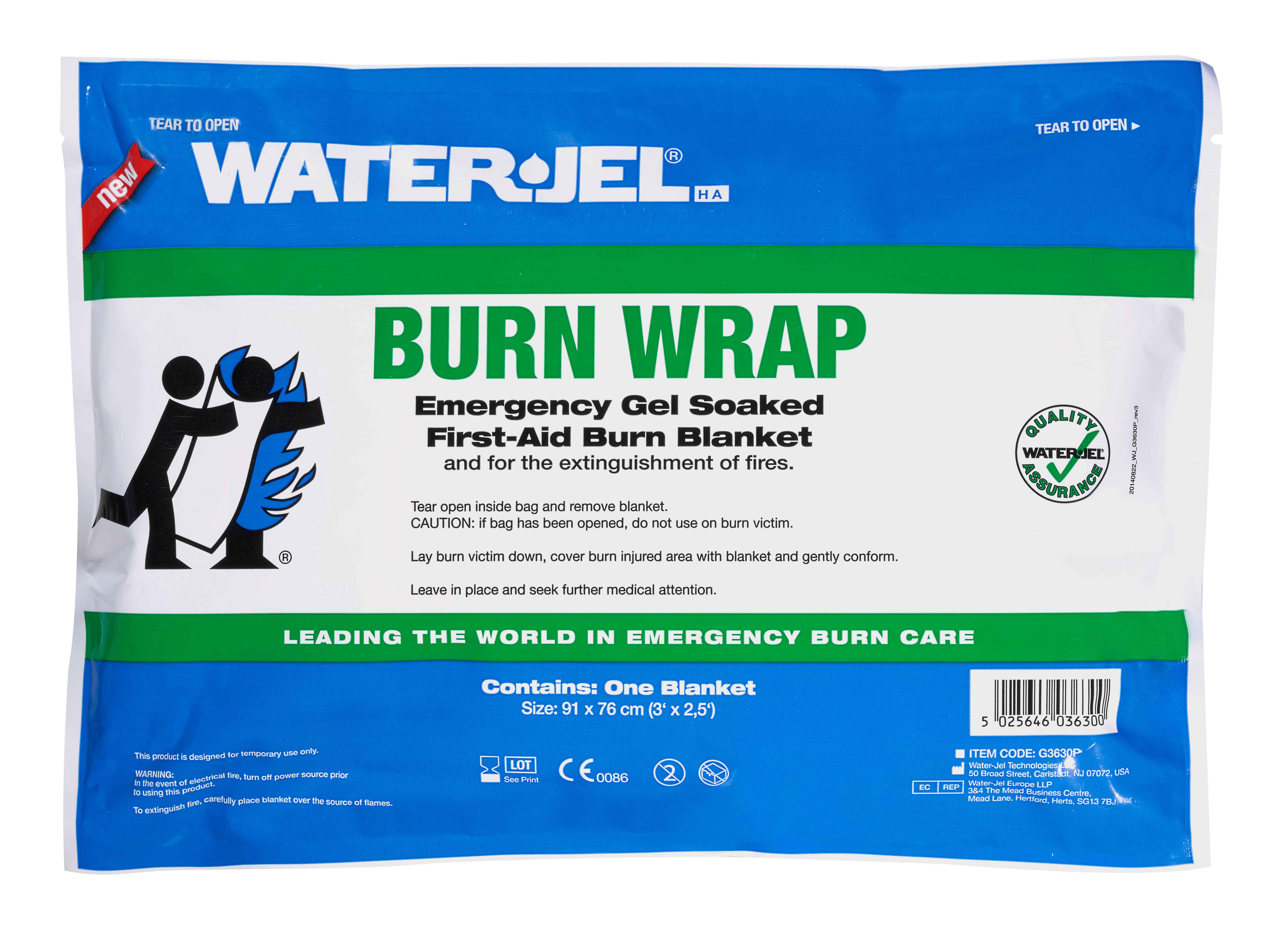 Water-Jel Burn Wrap 91x76 cm (Pouch) 
