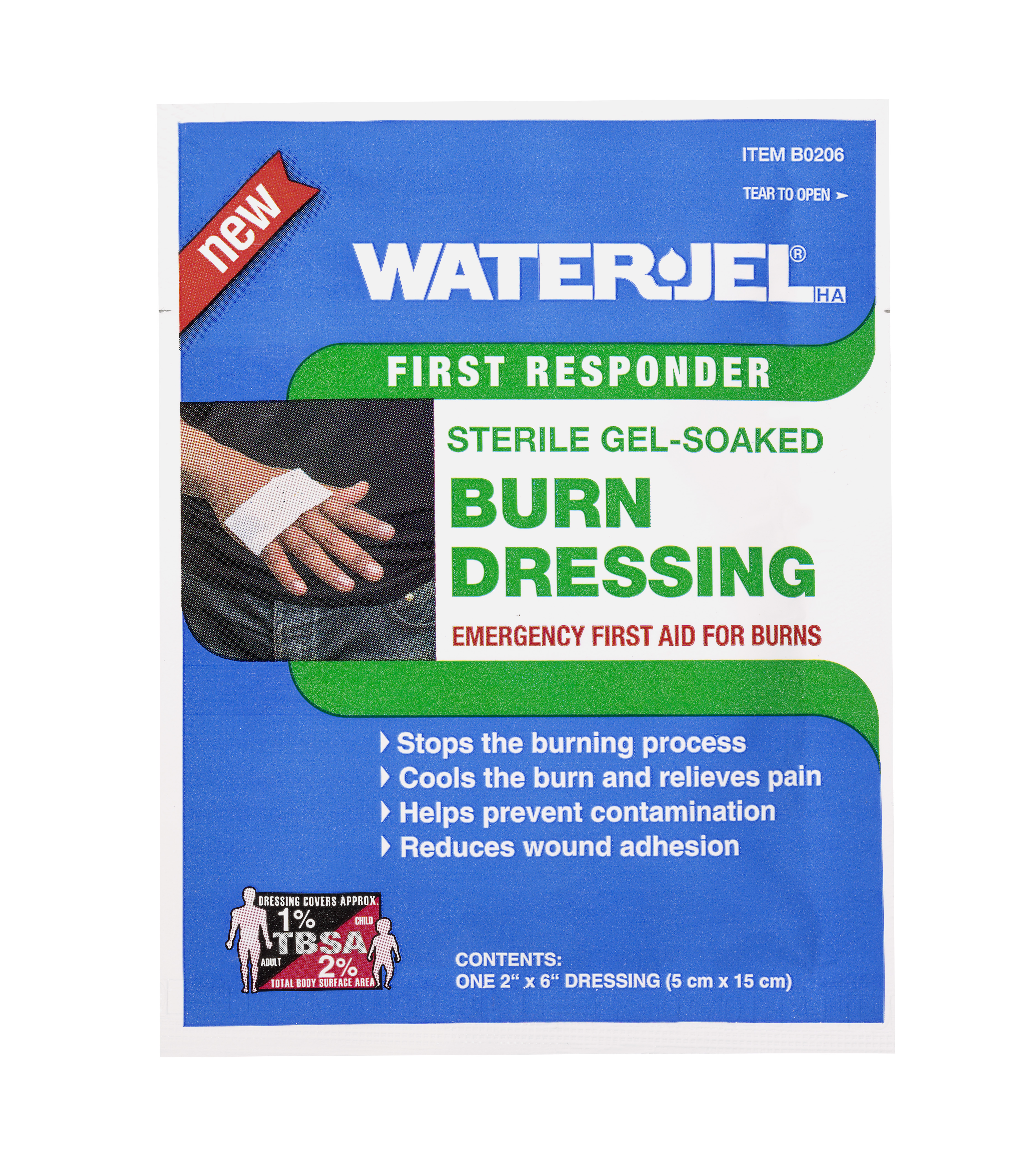 Water-Jel Burn Dressing 5x15 cm