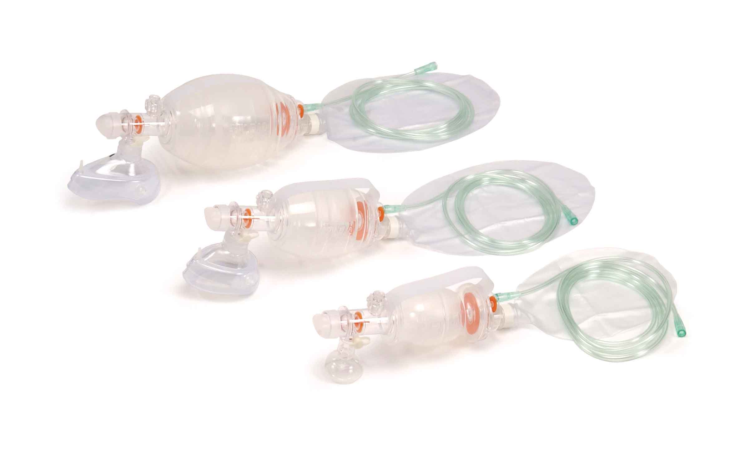 Silicone Reusable BVM with Medication & Monitoring Port