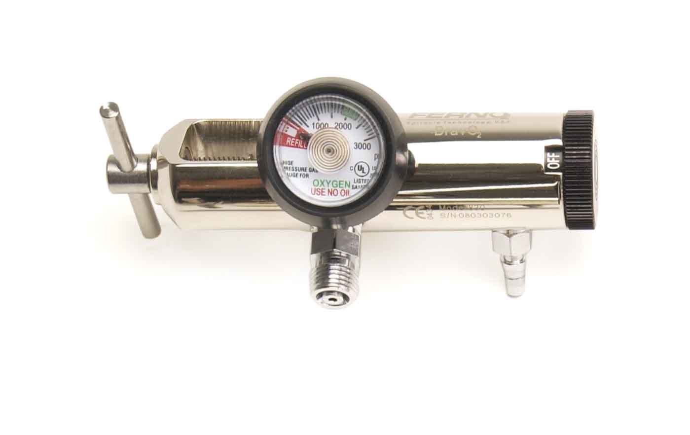 Model 830 - Brass Oxygen Regulator