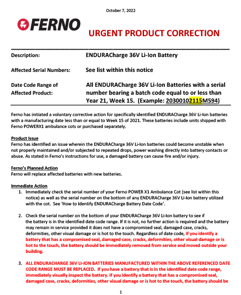 ENDURACharge Battery